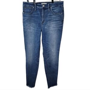 Madewell Mediumwash 10"‎ High-rise Skinny Size 32